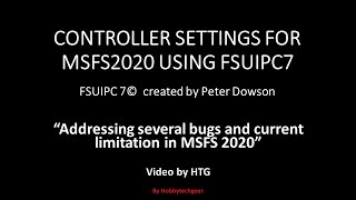 DIY PART 1 Controller for MSFS2020 with FSUIPC7 Setup [upl. by Akimrej]