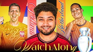 Netherlands vs Poland UEFA EURO 2024 Live Reaction amp Watchalong [upl. by Brendan563]