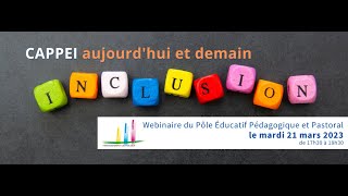 Webinaire n°58  CAPPEI aujourdhui et demain [upl. by Ahsyas98]