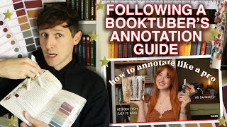 I FOLLOWED A BOOKTUBERS ANNOTATION GUIDE ft PlantBasedBride [upl. by Alak]