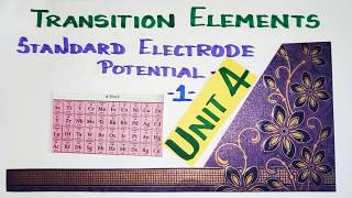 Standard Reduction Potential Part 1Transition ElementsTN 12 th STD Explanation in TAMIL Vol1 [upl. by Kedezihclem]