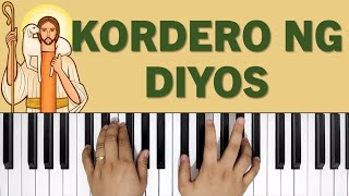 Kordero ng Diyos Manoling Francisco  Piano Chords Notes Lyrics [upl. by Elleuqram]