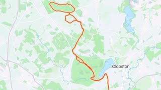 Charnwood Hills fell race route as my long Sunday run [upl. by Nojram674]