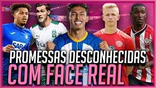 Melhores Promessas DESCONHECIDAS com FACE REAL do FIFA 23 [upl. by Verge]