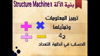 الحساب في أنظمة التعداد Structure Machine 1 ترميز المعلومات وتمثيلها الجزء4 [upl. by Pincus152]