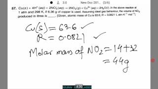 CHEMISTRY 5660 IIT JAM SOLUTIONS 2016 9836793076 [upl. by Au526]