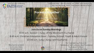 Faith Lutheran TwentySixth Sunday After Pentecost 11172024 1000 am Service [upl. by Arber]