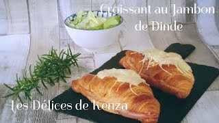 Croissant au Jambon de Dinde Recette Anti Gaspi [upl. by Nyluqcaj]