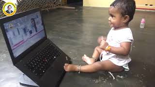 Vasanth amp Co’s youngest customer having a fun moment watching our Andha kalam Ad [upl. by Alexandra]