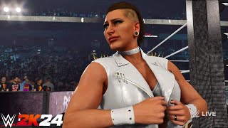 WWE 2k24 Rhea Ripley WM36 Entrance WWEGames wwe2k gaming wwe2k24 [upl. by Sila]