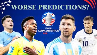 My Predictions  Copa America 2024 [upl. by Rednasxela]