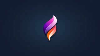 Logo Design on iPad Pro in Affinity Designer iPad [upl. by Ydieh291]