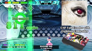 DDR GP EGOISM 440 SingleCHALLENGE FullCombo with Fighting Controller [upl. by Kristoffer]