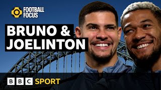 Bonny lads Newcastles Bruno amp Joelinton try Geordie slang  Football Focus [upl. by Anet]