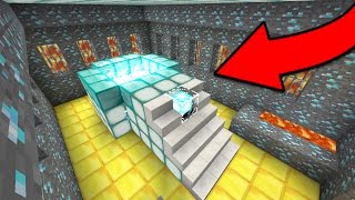 How To Make a New Portal in Minecraft Pocket Edition Portal Trick [upl. by Rabush]