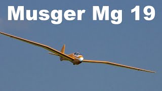 Musger Mg 19 GB models scale RC glider Hranice 2020 [upl. by Gilli701]