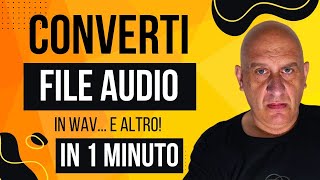 Convertitore Audio GRATUITO e Facile Da MP3 a WAV e Oltre [upl. by Ahsienet]