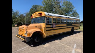 1999 International 3800 65 Passenger Blue Bird School Bus 83188 Miles Bus 99110 [upl. by Pepe]