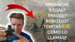 ENGANCHE ILEGAL FRUADE DOBLE ACOMETIDA COMO LO LLAMAS TU [upl. by Kolodgie]