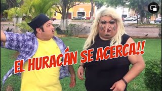 Todos los yucatecos cuando escuchan que viene huracán [upl. by Akapol]