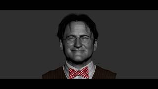 Robin Williams Likeness Sculpt Zbrush [upl. by Kettie]