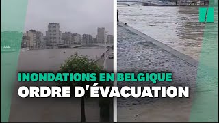 Appel à évacuer Liège après les inondations qui touchent la Belgique et lAllemagne [upl. by Llovera782]