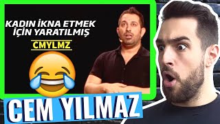 Cem Yılmaz  Kadın ikna etmek için yaratılmış║REACTION [upl. by Talya]