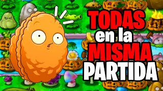 ¿¡Se puede poner a TODAS las PLANTAS de pvz en la MISMA PARTIDA [upl. by Wallas64]