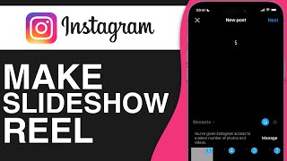 How To Make Slideshow Reel on Instagram 2024 [upl. by Eetnahs]