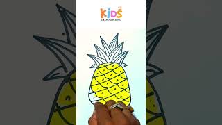 Pineapple  drawing drawing short [upl. by Bremble]