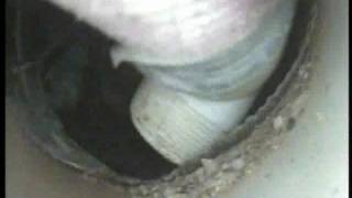 Cleaning Damaged Slab Duct Joint [upl. by Ujawernalo]