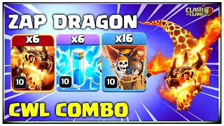 Over Strongest Th15 Super Dragon Attack With Zap Spell  Clash of Clans [upl. by Kemble541]