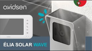 Videofone solar sem fios Avidsen Elia Solar Wave  ref 112296 [upl. by Mima]