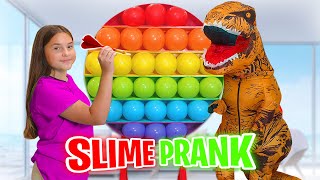 Prank Slime Avec Géant Pop It Challenge [upl. by Chapel405]