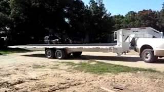 Brute trailers hydraulic sliding axle trailer [upl. by Ramah291]