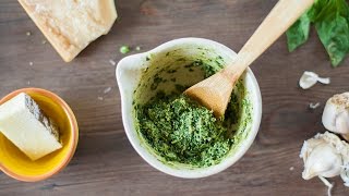 Basilikum Pesto selber machen Pesto genovese Rezept und Video [upl. by Neih519]