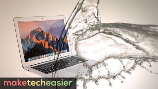 Spilled Water on Your Macbook Heres how to Fix it  FAST [upl. by Edrahc]