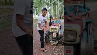 Funny Tange Tange Man Tiller Start Challenge 😮😮funny shorts powertiller [upl. by Imeon225]