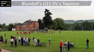 Blundells School U15’s National Cup Game v Taunton [upl. by Idyak]