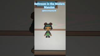 Toca Boca modern mansion bathroom design part 1 tocalifeworld modernmansion viralvideo tocaboca [upl. by Sudbury]