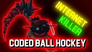 MY INTERNET WENT OUT  ROBLOX Coded Ball Hockey 3v3 [upl. by Ailahtan]