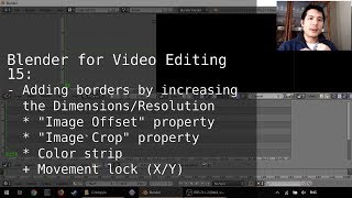 Adding borders with Blenders Video Sequence Editor 15 [upl. by Inod688]