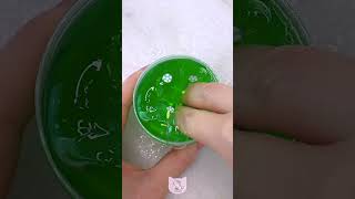 Amazon Slime ASMR 🍈 Melon Taffy a thick clear slime [upl. by Kcitrap]