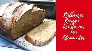 ♨Thermomix® TM5®♨RietbergerRoggenKruste aus dem Ofenmeister [upl. by Sharl]