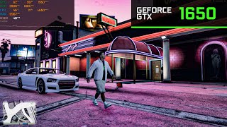 GTA 5 GTX 1650 4GB  Ryzen 5600x [upl. by Rihaz404]