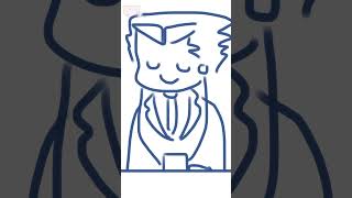 phoenix wright theme song Ace Attorney Animation meme [upl. by Joye51]