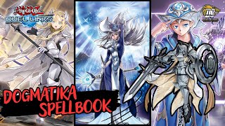 YUGIOH DUEL LINKS SILENT SPELLBOOK WITH DOGMATIKA BANISH amp NEGATE YOUR SPELL [upl. by Layton]