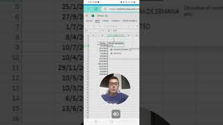Cómo encontrar el número de semana en Excel juancarlosrivastovar excel tipsexcel yoteayudo [upl. by Panther]