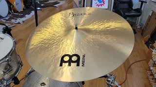 Cymbals  Meinl Byzance 22quot Traditional Medium Ride [upl. by Ciel54]