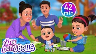 Sunday Ghoomne Jate Hain  17 more Rhymes in Hindi  Nursery Rhymes  Ding Dong Bells [upl. by Dew]